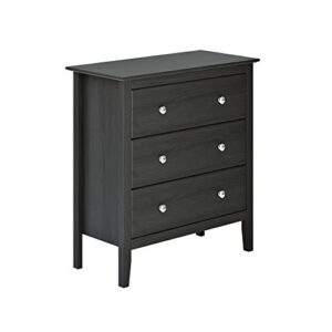 easy pieces 3 drawer chest, 14.57" x 30" x 32.4"