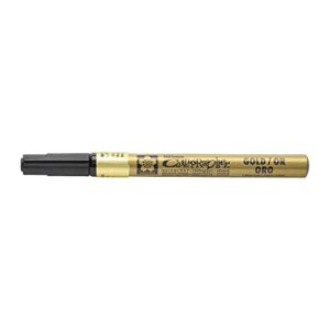 pen-touch calligraphy marker fine point 1.8mm-gold metallic