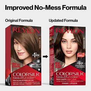 Revlon ColorSilk Beautiful Color 41 Medium Brown 1 ea (Pack of 8)