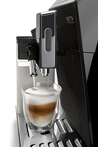 DeLonghi ECAM44660B Eletta Fully Automatic Espresso, Cappuccino and Coffee Machine with One Touch LatteCrema System and Milk Drinks Menu