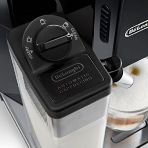 DeLonghi ECAM44660B Eletta Fully Automatic Espresso, Cappuccino and Coffee Machine with One Touch LatteCrema System and Milk Drinks Menu