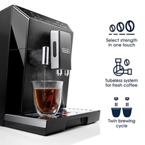 DeLonghi ECAM44660B Eletta Fully Automatic Espresso, Cappuccino and Coffee Machine with One Touch LatteCrema System and Milk Drinks Menu