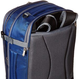 Amazon Basics Carry-On Travel Backpack - Navy Blue