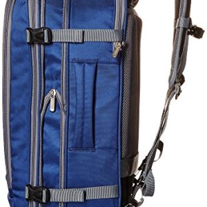 Amazon Basics Carry-On Travel Backpack - Navy Blue