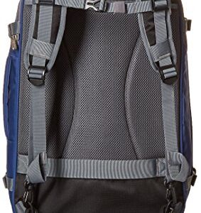 Amazon Basics Carry-On Travel Backpack - Navy Blue