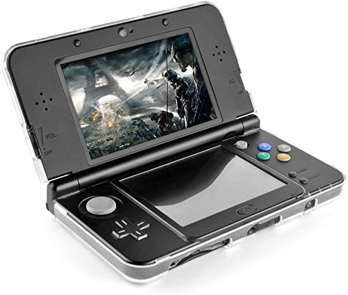 TNP New 3DS Case - Ultra Clear Crystal Transparent Hard Shell Protective Case Cover Skin for New 2015 Nintendo 3DS - [New Modified Hinge-Less Design]