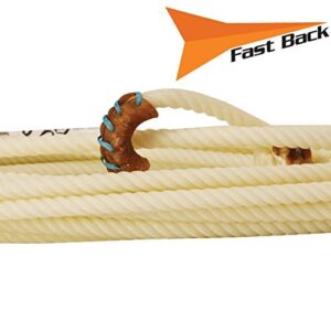 fast back ropes fb-ranch ranch rope 4 strand nylon xsoft