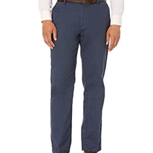 Amazon Essentials Men's Classic-Fit Wrinkle-Resistant Flat-Front Chino Pant (Available in Big & Tall), Navy, 38W x 32L