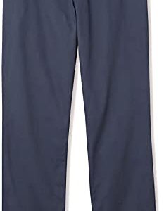 Amazon Essentials Men's Classic-Fit Wrinkle-Resistant Flat-Front Chino Pant (Available in Big & Tall), Navy, 38W x 32L