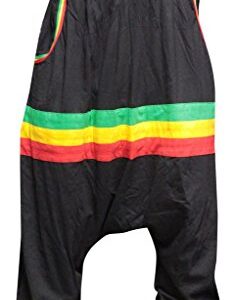 Shopoholic Fashion Mens Hippie Ratsa Harem Trouser (L) Black