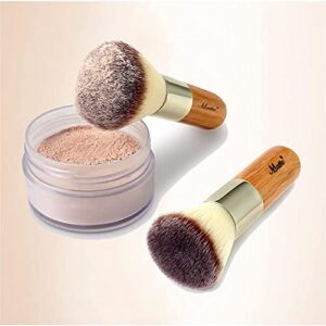 Matto Makeup Brush Set 2 Pieces Face Blush Kabuki Powder Foundation Makeup Brushes for Mineral BB Cream