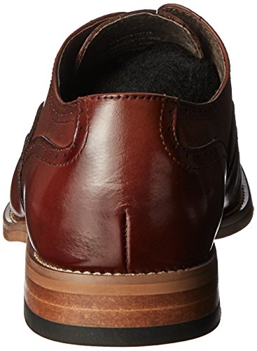 Stacy Adams Men's Dunbar-Wingtip Oxford, Cognac, 10.5 W US