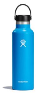 hydro flask standard mouth bottle with flex cap 21 oz