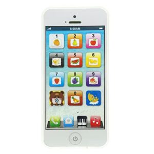YOYOSTORE Child's Interactive My First Own Cell Phone - Play to learn, touch screen with 8 functions and dazzling LED lights