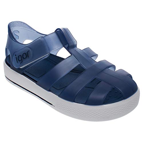 S10171.063 Igor Boys' Star Sandal, Navy, 27 EU(9.5 M US Toddler)