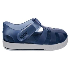 S10171.063 Igor Boys' Star Sandal, Navy, 27 EU(9.5 M US Toddler)