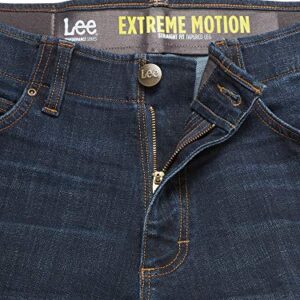 Lee Men's Extreme Motion Straight Taper Jean Cougar 34W x 32L