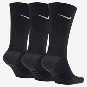 Nike Dry Cushion Crew Training Socks 3-Pair Pack Black/Anthracite/White MD (US Men's Shoe 6-8, Women's Shoe 6-10)