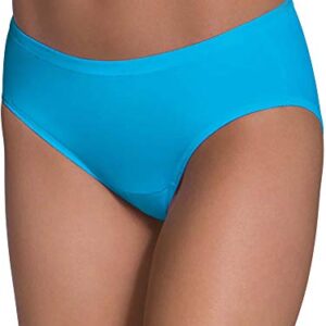 Fruit Of The Loom Women's 6 Pack Comfort Covered Cotton Hipster Panties, Assorted, 5