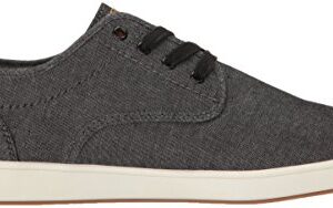 Steve Madden Men's Fenta Fashion Sneaker, Black Fabric, 13