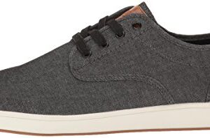 Steve Madden Men's Fenta Fashion Sneaker, Black Fabric, 13