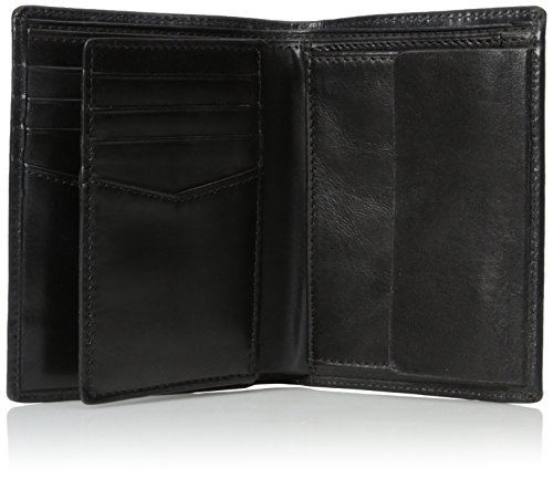 Fossil Men's Ryan Leather RFID-Blocking Large Capacity International Combination Bifold Wallet, Black, (Model: ML3734001)