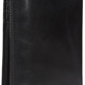 Fossil Men's Ryan Leather RFID-Blocking Large Capacity International Combination Bifold Wallet, Black, (Model: ML3734001)