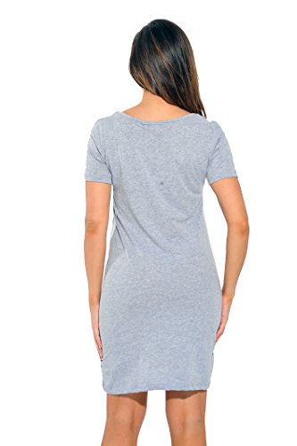 Just Love Sleep Dress for Women / Sleeping / Dorm Shirt / Nightshirt,Grey - Let Me Sleep,Medium