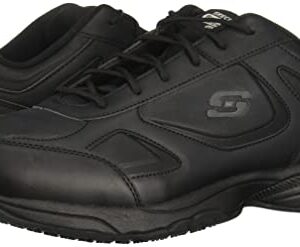 Skechers Men's Dighton Athletic Work Food Service Shoe, Black, 9 Wide