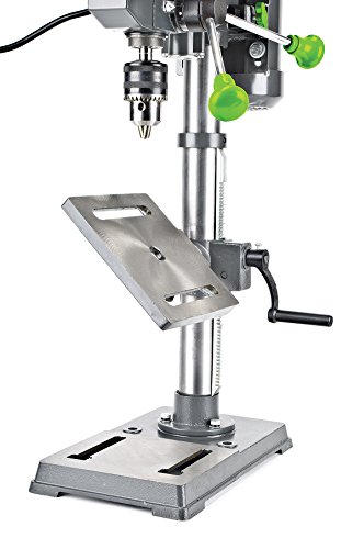 Genesis GDP1005A 10" 5-Speed 4.1 Amp Drill Press with 5/8" Chuck, Integrated LED Work Light, and Table that Rotates 360° and Tilts 0-45°