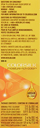 Revlon Colorsilk Moisture Rich Hair Color, Medium Chestnut Brown No. 67, 1 Count