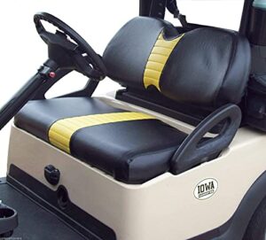club car precedent "staple on" golf cart seat cover (1 stripe)