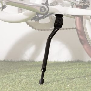 n+1 bike kickstand -adjustable aluminum alloy center mount bike kickstand for 20"-28" inch mountain bikes, road bikes, bmx, mtb, and kids’ bicycles