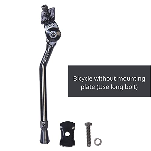 N+1 Bike Kickstand -Adjustable Aluminum Alloy Center Mount Bike Kickstand for 20"-28" Inch Mountain Bikes, Road Bikes, BMX, MTB, and Kids’ Bicycles