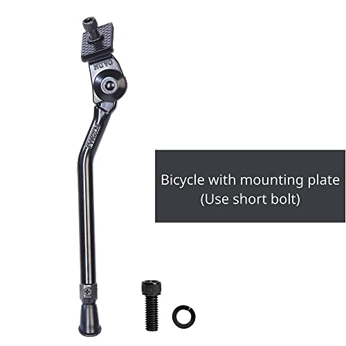 N+1 Bike Kickstand -Adjustable Aluminum Alloy Center Mount Bike Kickstand for 20"-28" Inch Mountain Bikes, Road Bikes, BMX, MTB, and Kids’ Bicycles