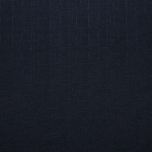 Exclusive Home Loha Linen Grommet Top Curtain Panel Pair, 54"x108", Peacoat Blue