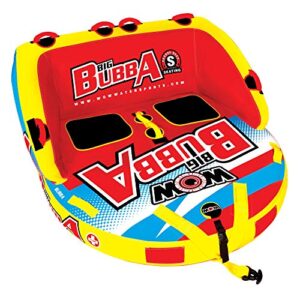 wow sports big bubba 1 or 2 persons inflatable towable tube for boating