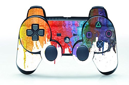 UUShop Vinyl Skin Decal Cover Wrap for Playstation 3 PS3 Controller (Oil Painting)