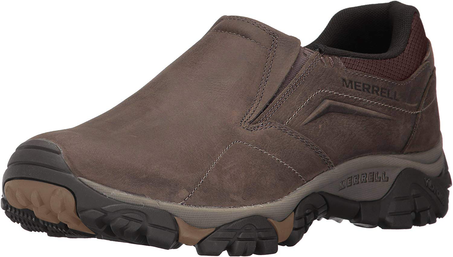 Merrell mens Moab Adventure Moc Hiking Shoe, Dark Earth, 9.5 US