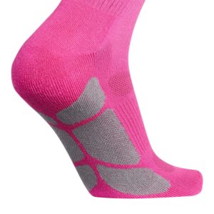 adidas Utility All Sport Over The Calf (OTC) Socks (1-Pair), Team Shock Pink/Light Onix Grey/Black, Large