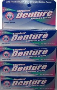 staydent denture adhesive cream, dr. sheffield's, 0.85 oz. by sheffield pharmaceuticals by sheffield pharmaceuticals