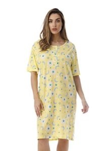 4360-o-10061-3x just love short sleeve nightgown / sleep dress for women / sleepwear, celestial glow