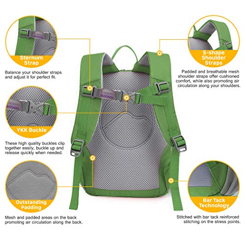 MOUNTAINTOP Kids Toddler Backpack for Boys Girls Preschool Kindergarten Bag