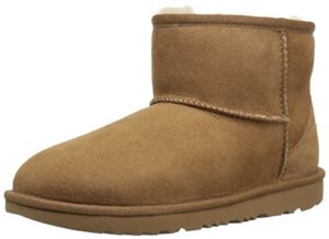 ugg kids' classic mini ii boot, chestnut, 4 m us big kid