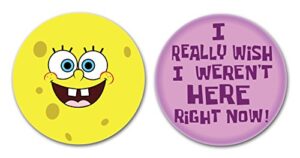 spongebob squarepants 2.25-inch button set