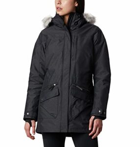 columbia women's carson pass interchange jacket, black, large
