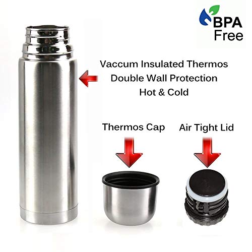 Best Stainless Steel Coffee Thermos, BPA Free, New Triple Wall Insulated, Hot & Cold for Hours. (34 OZ/1000ML)