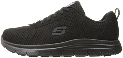 Skechers Men's Flex Advantage Bendon Work Shoe, Black, 12 Wide