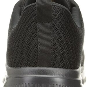 Skechers Men's Flex Advantage Bendon Work Shoe, Black, 12 Wide