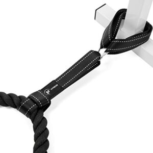 Eclipse Fitness Battle Rope Anchor Strap Kit | Heavy Duty Reinforced Nylon | Easy and Fast Setup | Stops Rope Damage | Stainless Steel Carabiner | Includes Exercise Guide